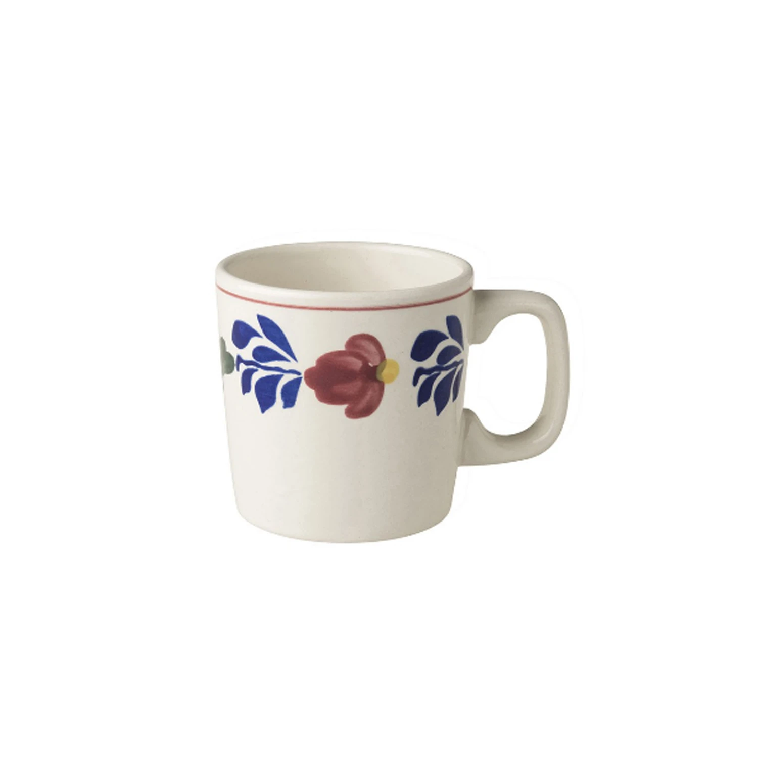 Royal Boch Boerenbont Beker Met Oor 0,2 L 1 Royal Boch Boerenbont Beker Met Oor 0,2 L