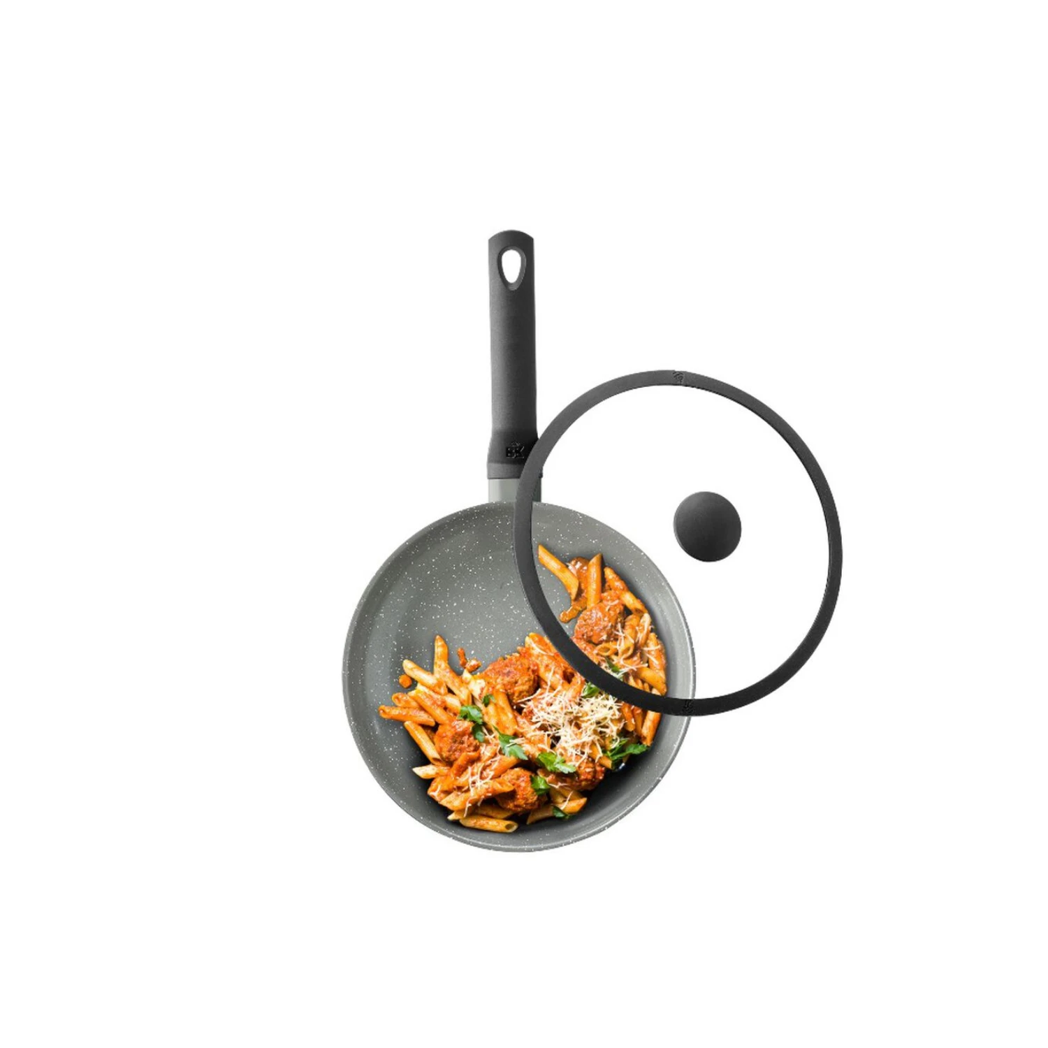 BK Granite Hapjespan Met Deksel Ø28 Cm 3 BK Granite Hapjespan Met Deksel Ø28 Cm - Afbeelding 3