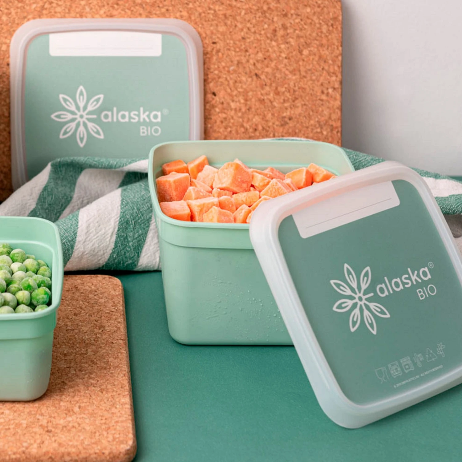 Alaska 3 Diepvriesdozen Vierkant 0.75 L 2 Alaska 3 Diepvriesdozen Vierkant 0.75 L - Afbeelding 2