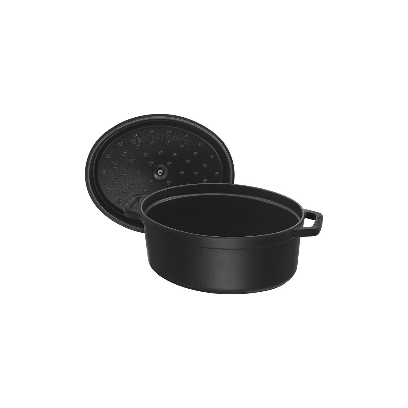 Staub Gietijzeren Braadpan 41 Cm / 12 L, Ovaal, Zwart 2 Staub Gietijzeren Braadpan 41 Cm / 12 L, Ovaal, Zwart - Afbeelding 2