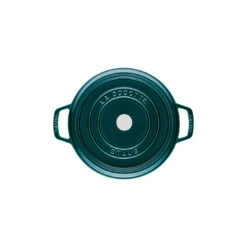 Staub Gietijzeren Braadpan 28 Cm / 6,75 L, Rond, La-mer -Kwaliteitskeukenwinkel Voor Thuis 40501 115 0 3