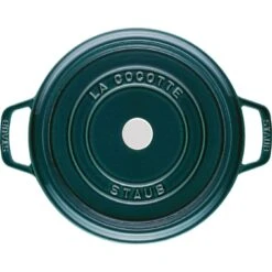 Staub Gietijzeren Braadpan 28 Cm / 6,75 L, Rond, La-mer -Kwaliteitskeukenwinkel Voor Thuis 40501115 3