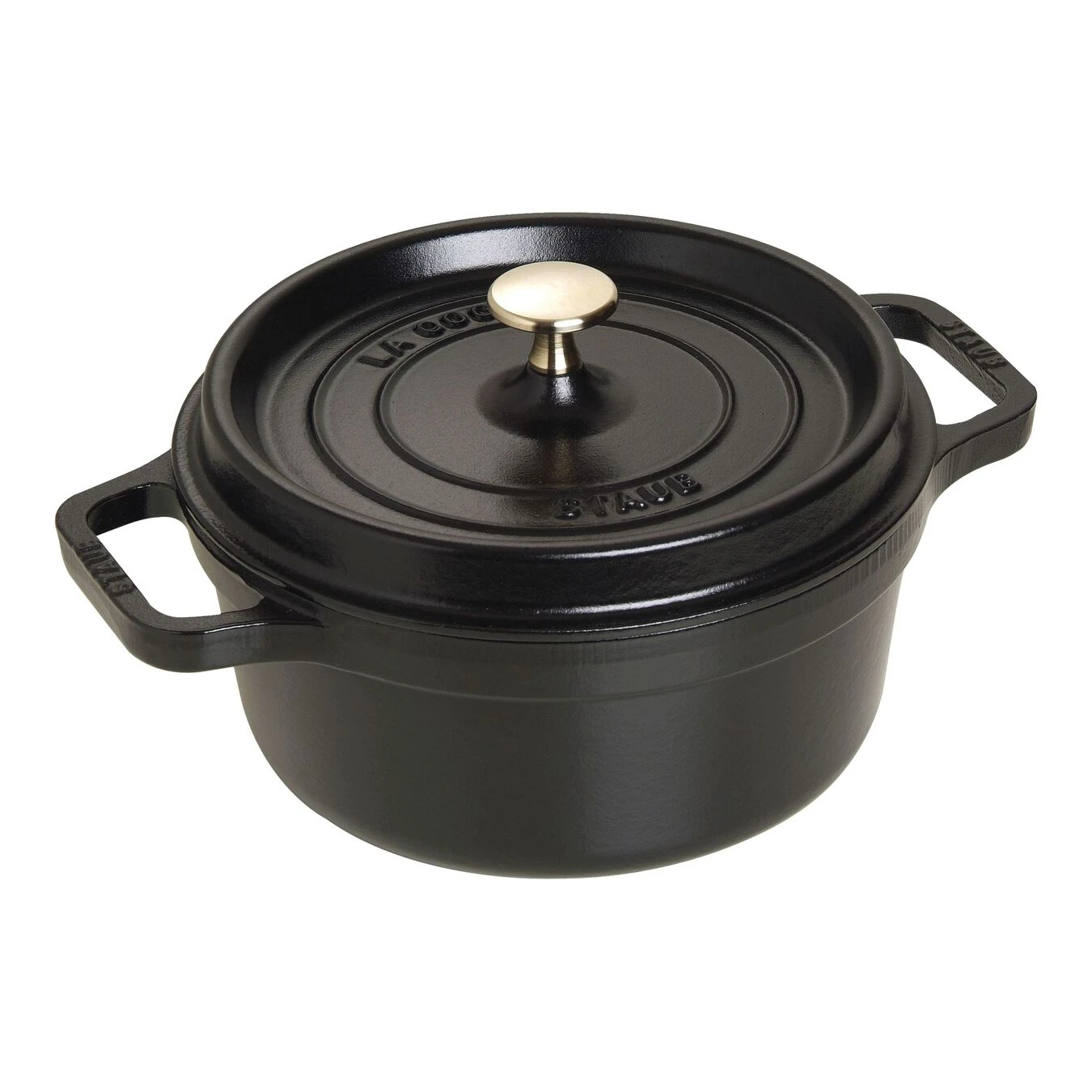 Staub Gietijzeren Braadpan 22 Cm / 2,5 L, Rond, Zwart 1 Staub Gietijzeren Braadpan 22 Cm / 2,5 L, Rond, Zwart