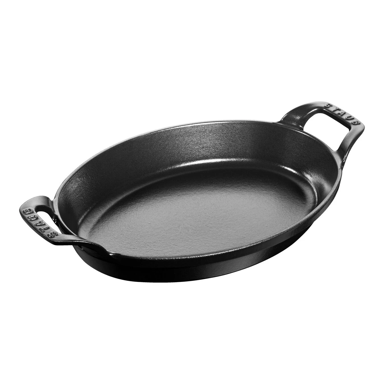 Staub Ovenschaal 28 Cm, Ovaal, Zwart 1 Staub Ovenschaal 28 Cm, Ovaal, Zwart