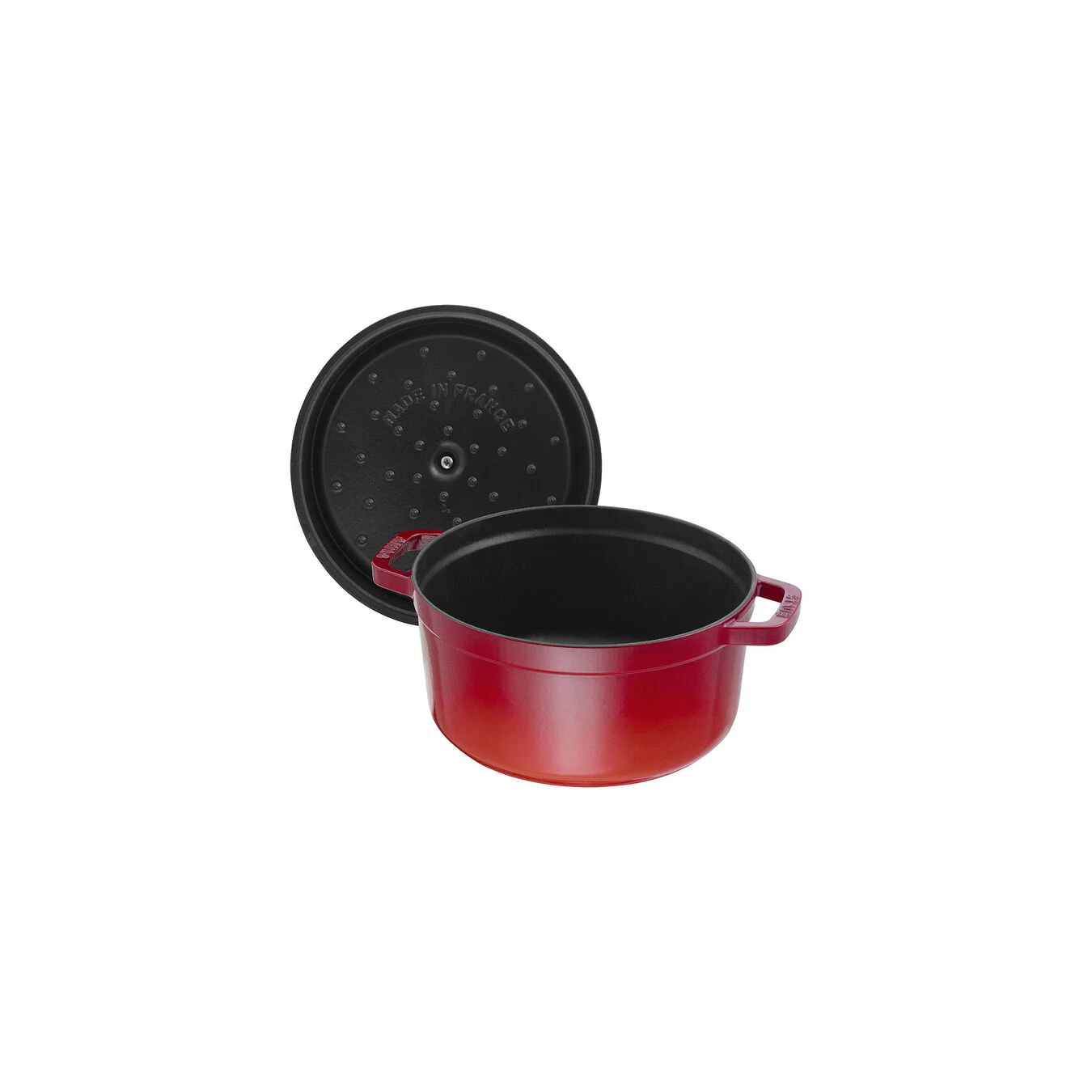 Staub Gietijzeren Braadpan 18 Cm / 1,7 L, Rond, Kersenrood 6 Staub Gietijzeren Braadpan 18 Cm / 1,7 L, Rond, Kersenrood - Afbeelding 6