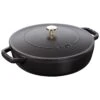 Staub Sauteerpan Chistera 28 Cm / 3,7 L, Zwart
