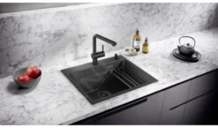 Blanco Accessoires - Afvoerzeef C-overflow, Voor Dubbele Spoelbak, BlackEdition, Mat Zwart 239979 -Kwaliteitskeukenwinkel Voor Thuis 5e28a754efafad3ad4881dd1