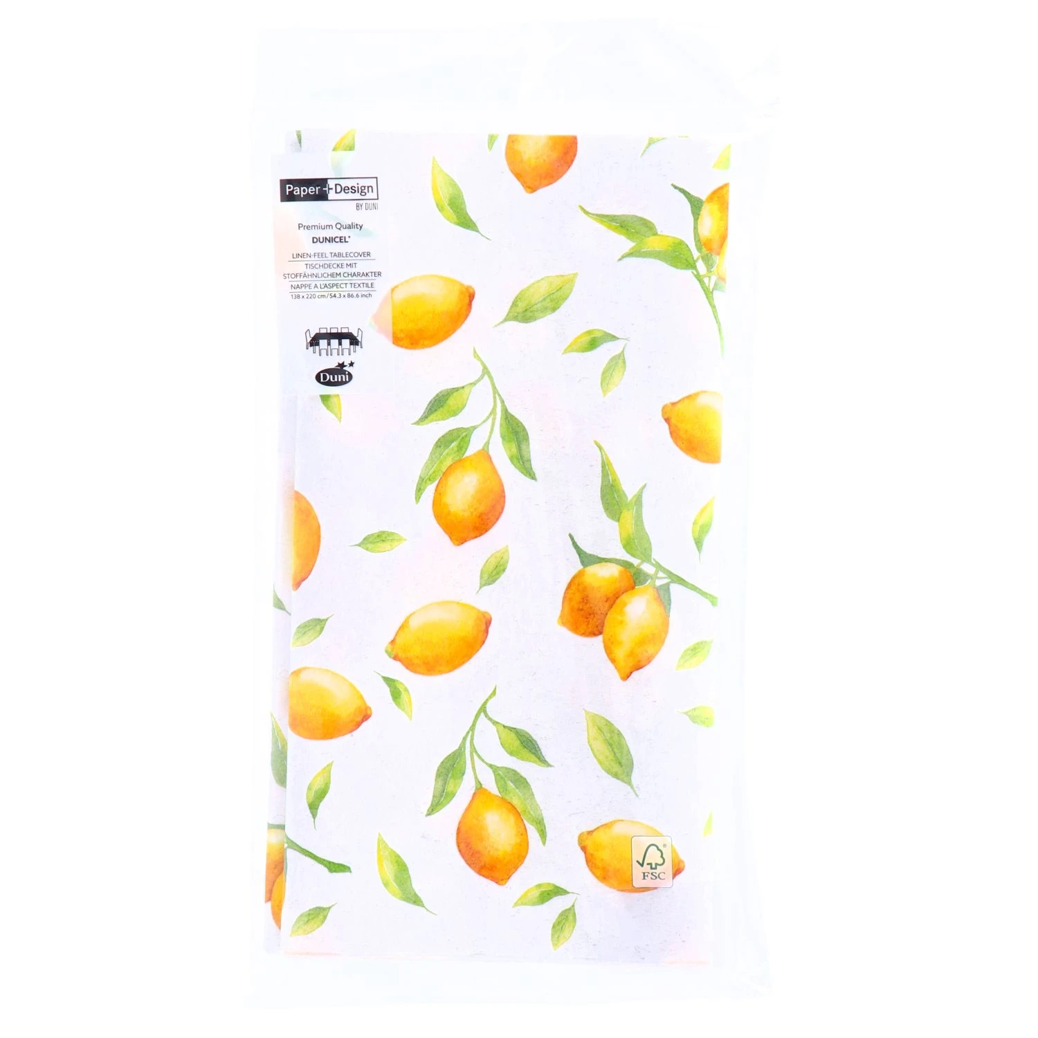 Tafellaken Citrus 138x220 Cm 2 Tafellaken Citrus 138x220 Cm - Afbeelding 2