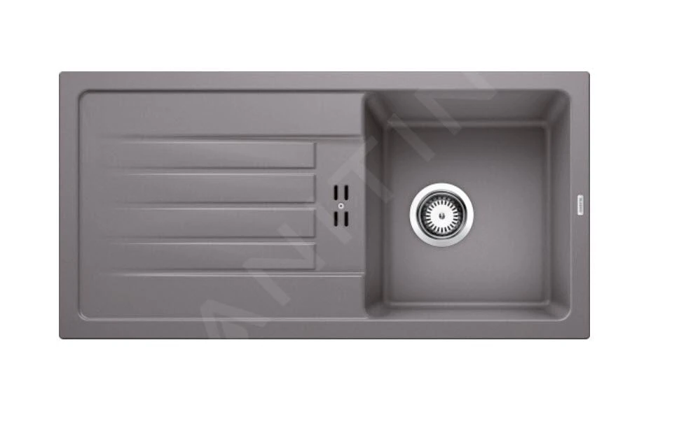 Blanco Favum 45 - Silgranit Spoelbak, 860x435 Mm, Aluminium 524228 1 Blanco Favum 45 - Silgranit Spoelbak, 860x435 Mm, Aluminium 524228