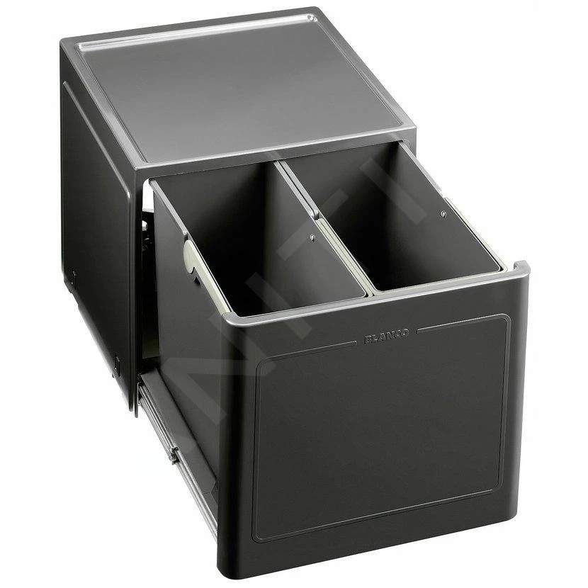 Blanco Botton Pro - Afvalsorteersysteem, Met Scheidingswand, Inhoud 26 L 517468 1 Blanco Botton Pro - Afvalsorteersysteem, Met Scheidingswand, Inhoud 26 L 517468