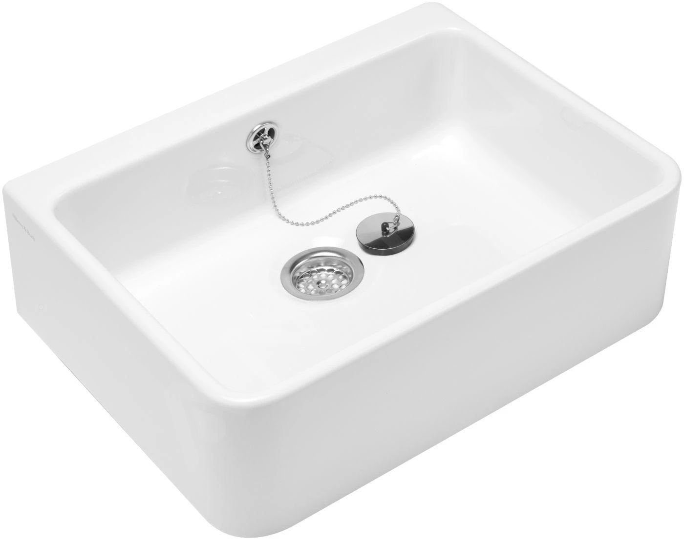 Villeroy & Boch O.novo - Gootsteen, 595x500 Mm, CeramicPlus, Alpine Wit 632200R1 1 Villeroy & Boch O.novo - Gootsteen, 595x500 Mm, CeramicPlus, Alpine Wit 632200R1