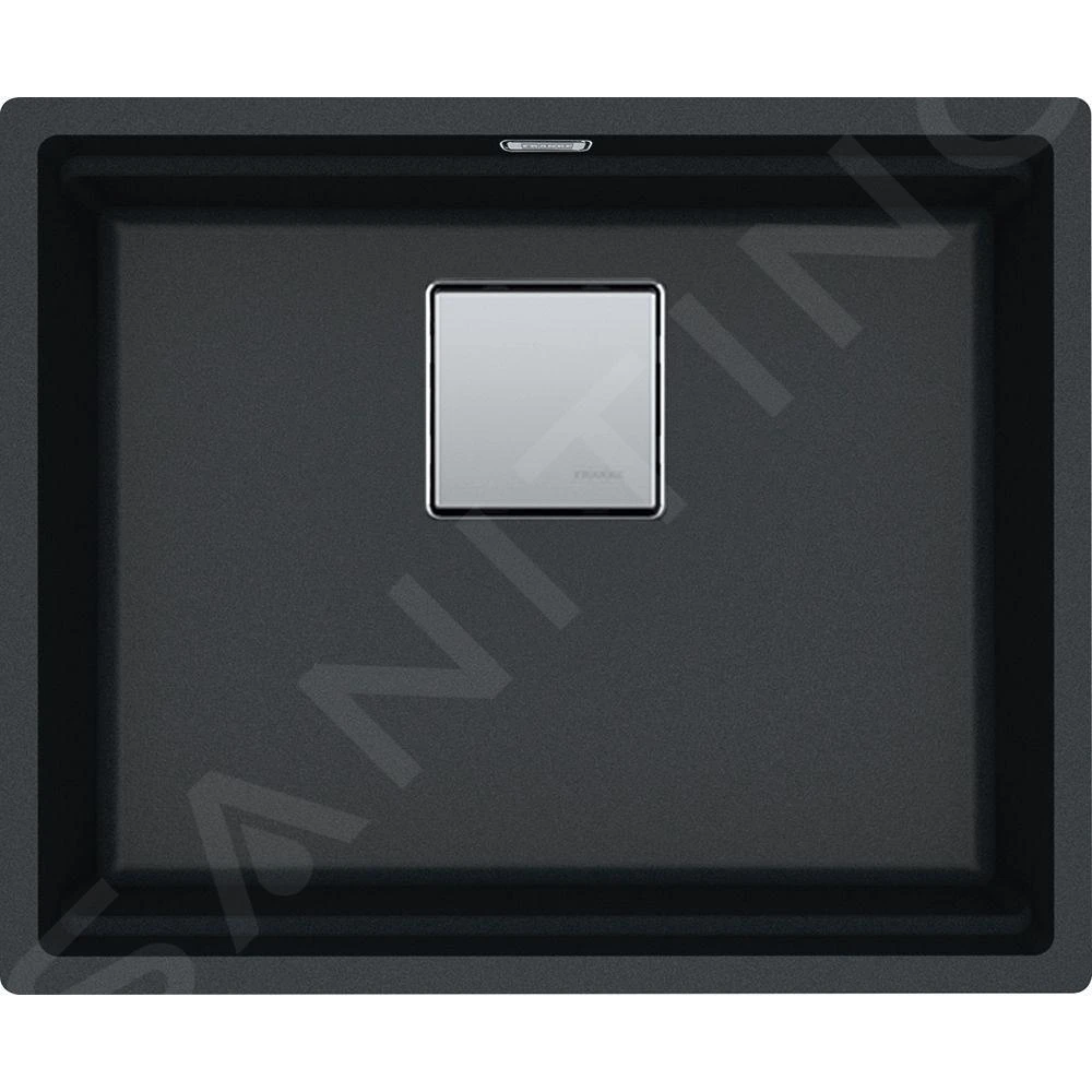 Franke Kubus 2 - Fragraniet Spoelbak KNG 110-52, 560x460 Mm, Onyx 125.0641.392 1 Franke Kubus 2 - Fragraniet Spoelbak KNG 110-52, 560x460 Mm, Onyx 125.0641.392